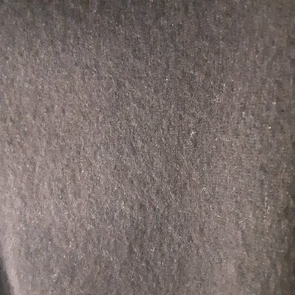 Vintage Valerie Stevens Black Cashmere Sweater, Cowl Neck 3/4 sleeve Med. - Picture 7 of 14